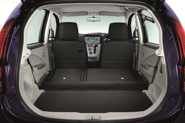 Myvi Boot Area Seats Folded