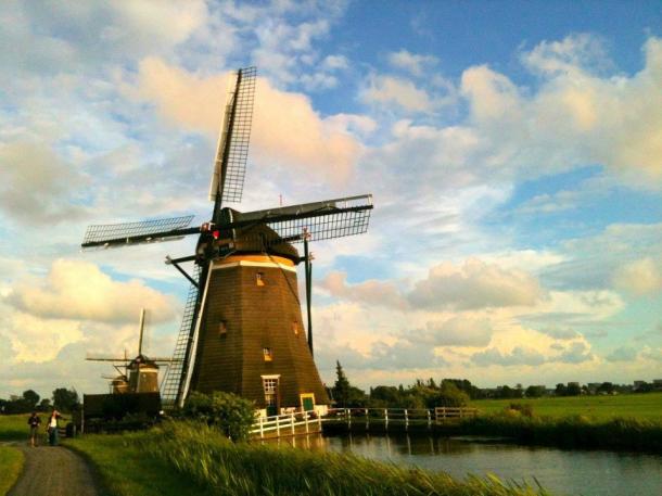 The Drie Molens (Three Mills) in Leidschendam They