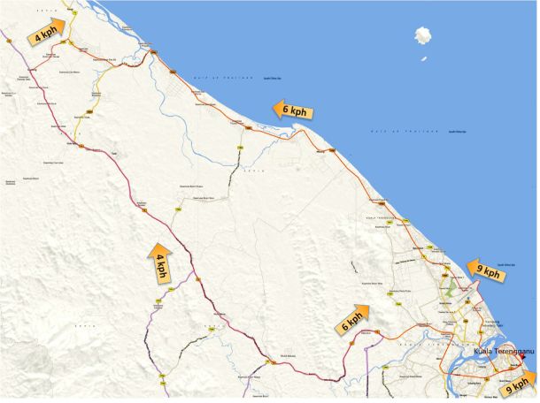 TCR 2013 Route with Wind