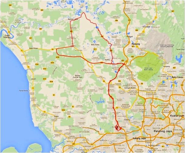 Mystery Ride Route