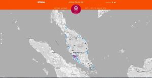 Heat map courtesy of Strava