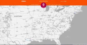Heat Map courtesy of Strava