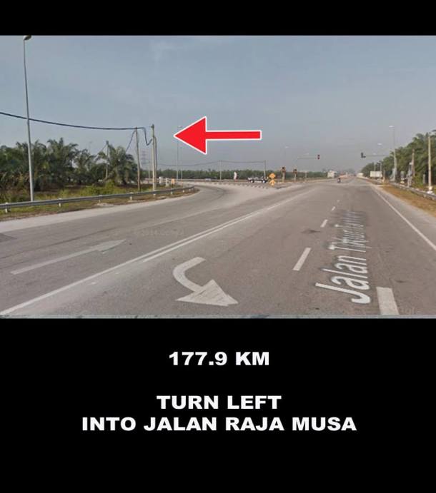 Audax BRM 200 Malaysia 2016 Directions Sam Tow