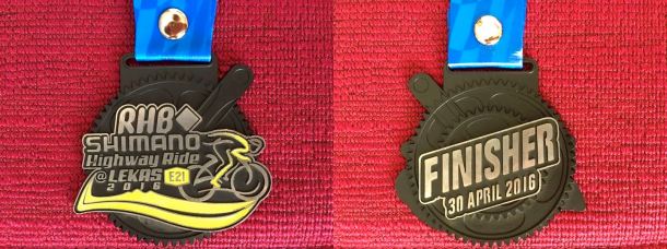 RHB Shimano Highway Ride LEKAS 2016 Medal