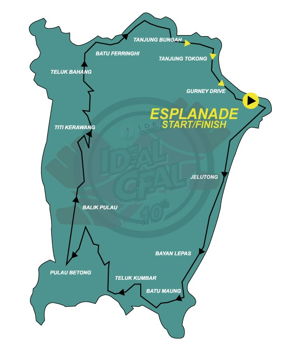 CFAL 2018 Day 2 Route Map event howei com