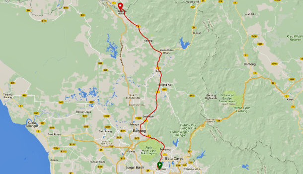 Tanjung Malim Route