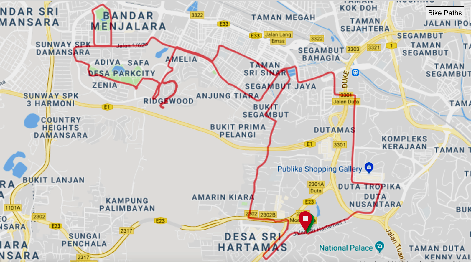 Movember Recce Route